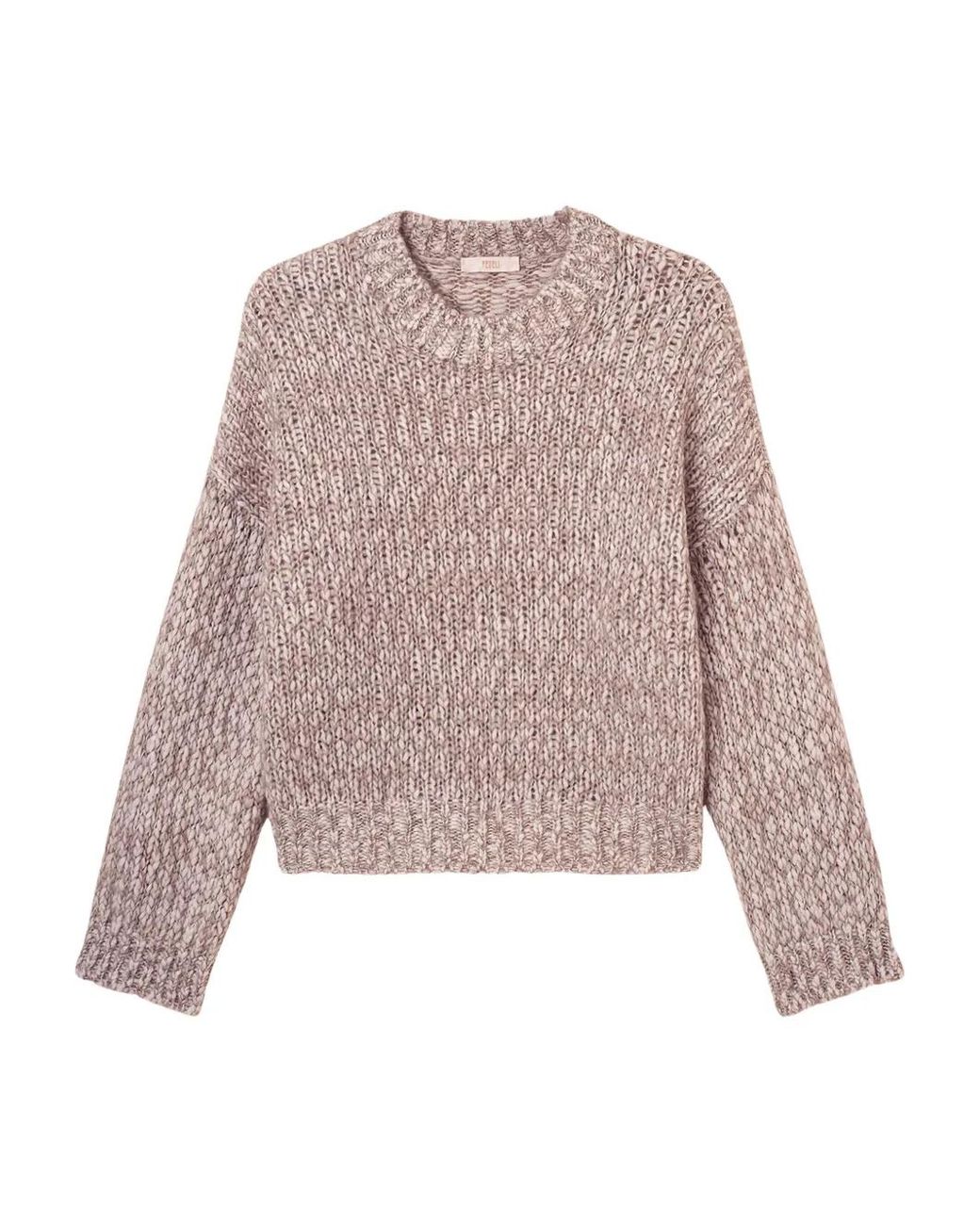 Fedeli Natural Pullover Mit Rundhalsausschnitt