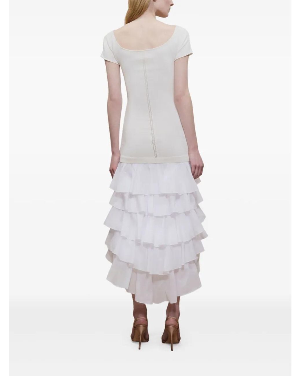 Alejandra Alonso Rojas White Cotton Dress