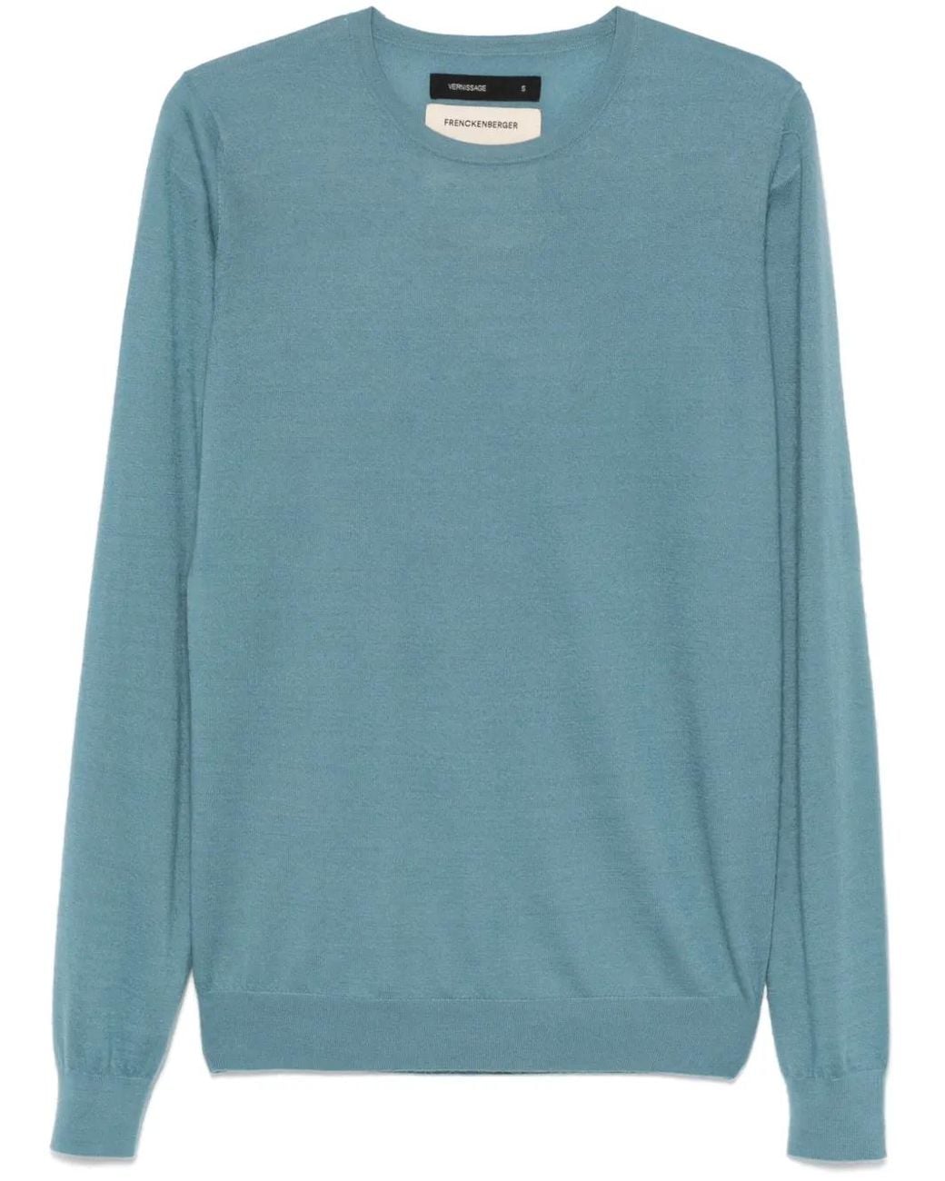 Frenckenberger Blue Cashmere Sweater