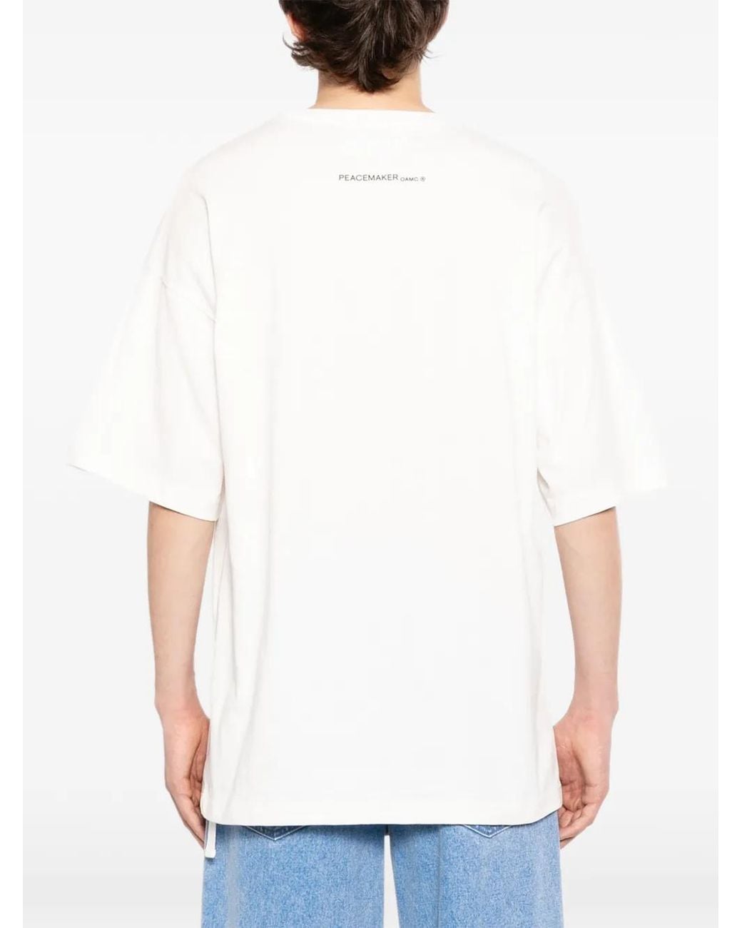Oamc Peacemaker White Bird T-Shirt for men