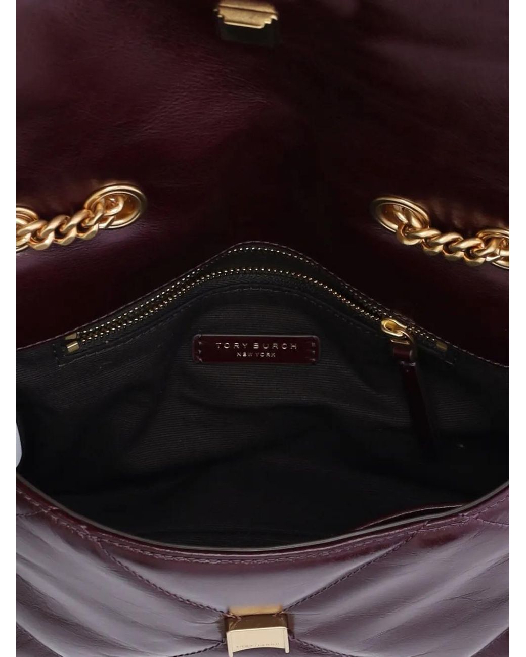 Tory Burch Purple Small Kira Quilted Shoulder Bag