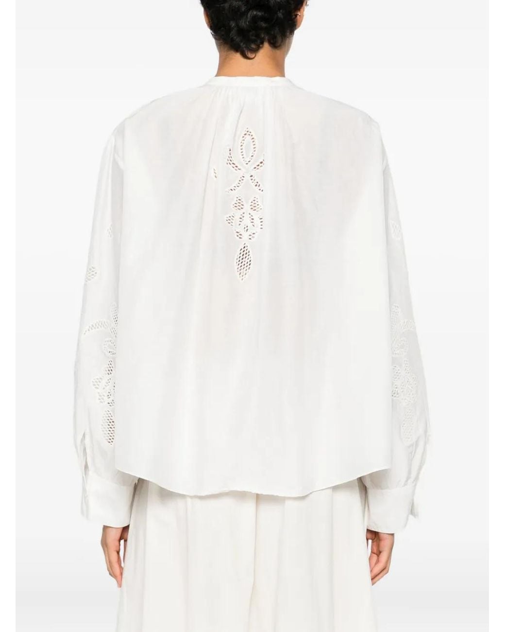 Forte_forte White Embroidered Shirt