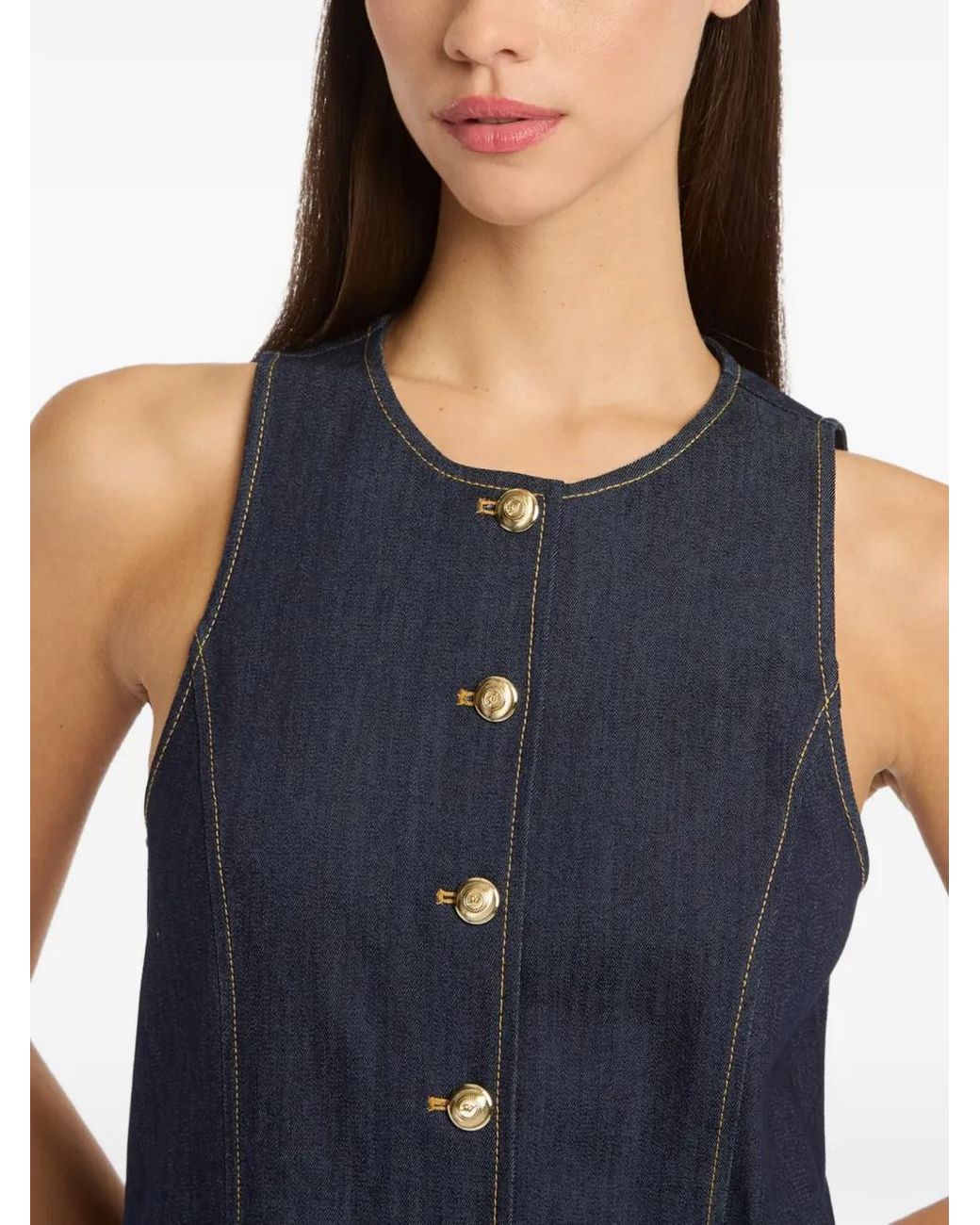 Cinq À Sept Blue Elyse Denim Dress
