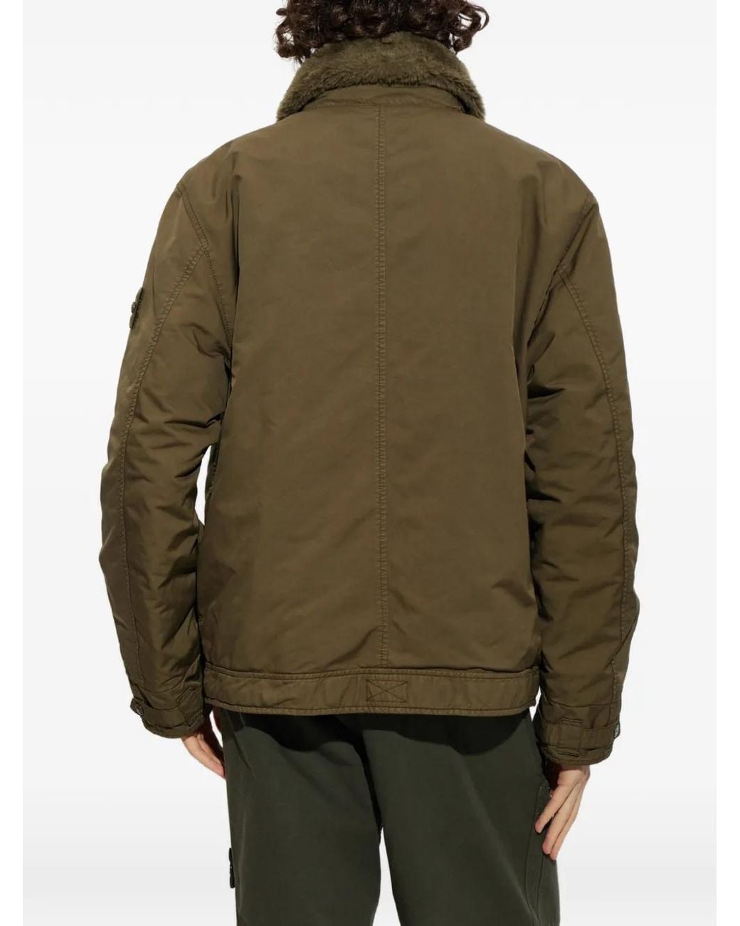 Stone Island Green 4100028 David-Tc S.I Ghost Jacket for men
