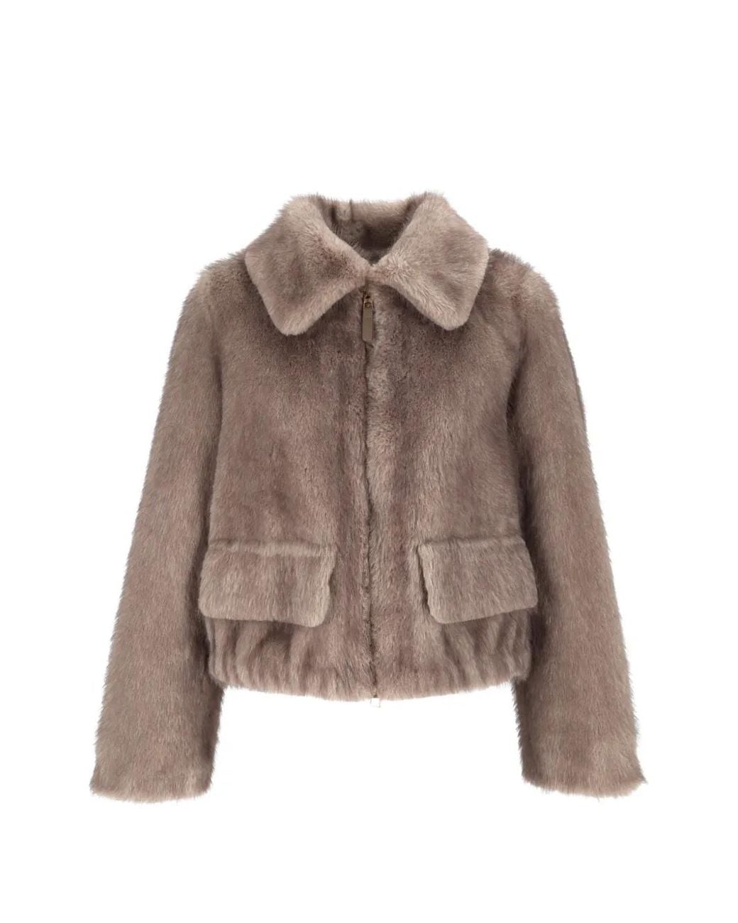 Bully Brown Faux-Fur Jacket