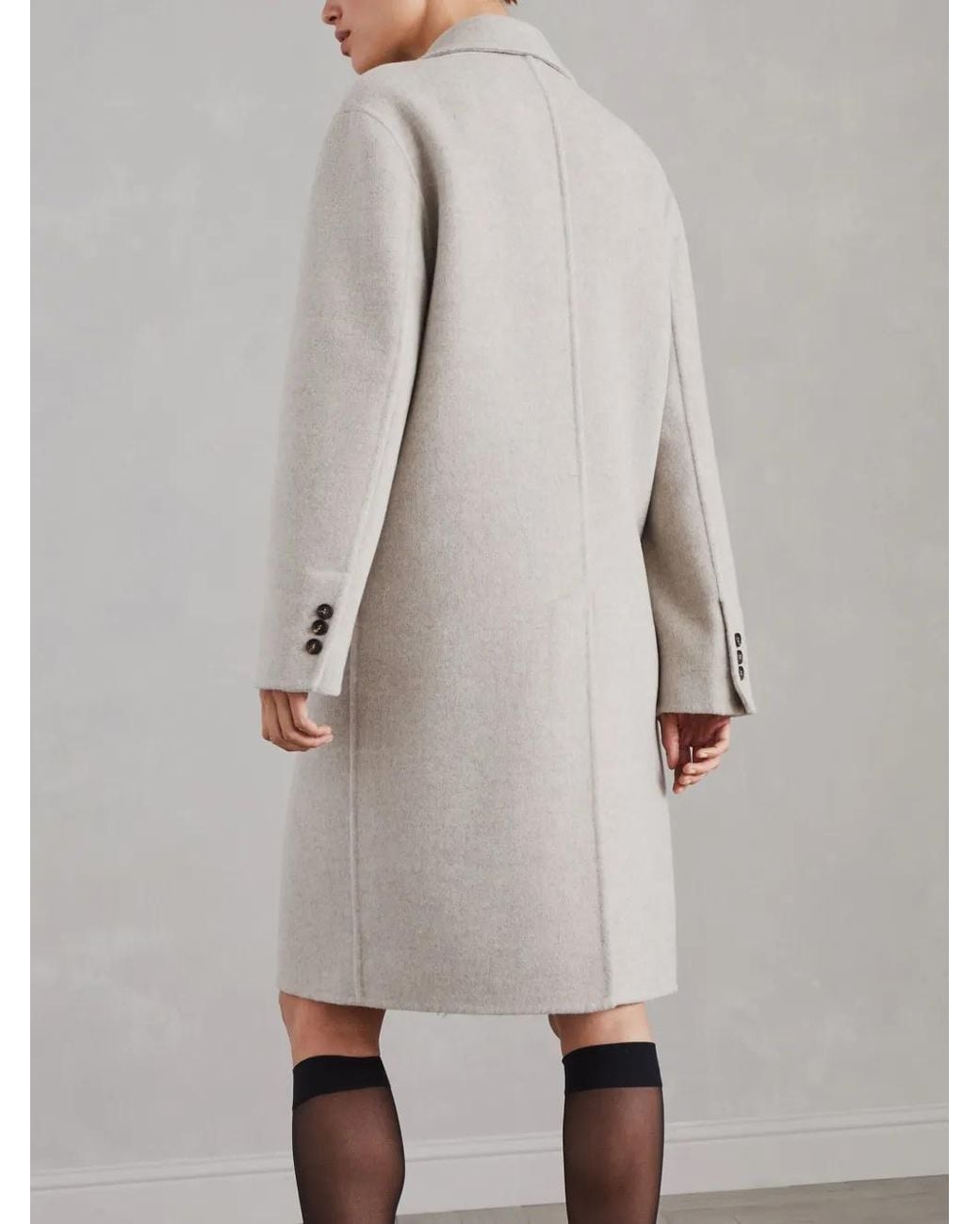 Brunello Cucinelli Gray Wool Coat