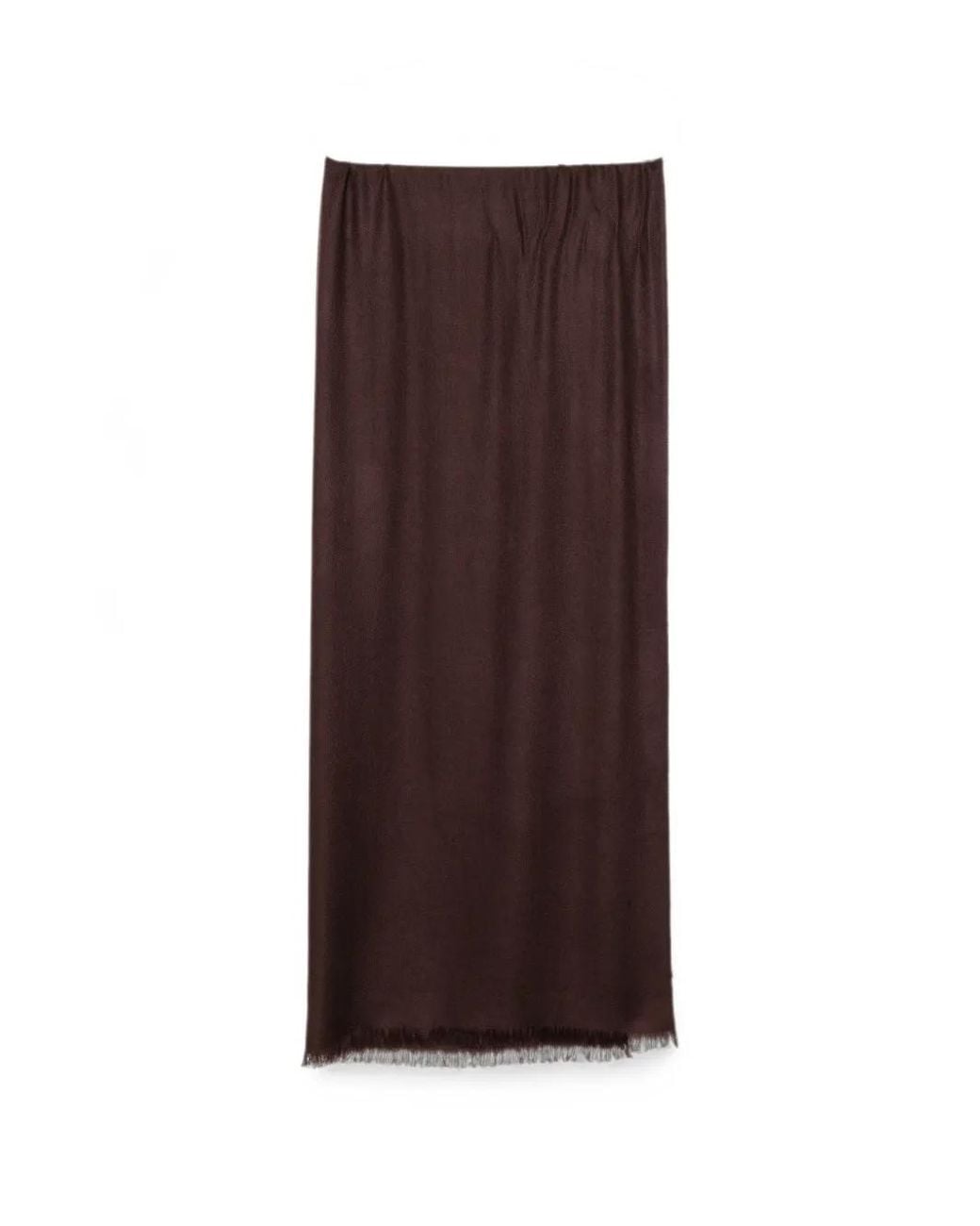 N.Peal Cashmere Brown Pashmina Shawl