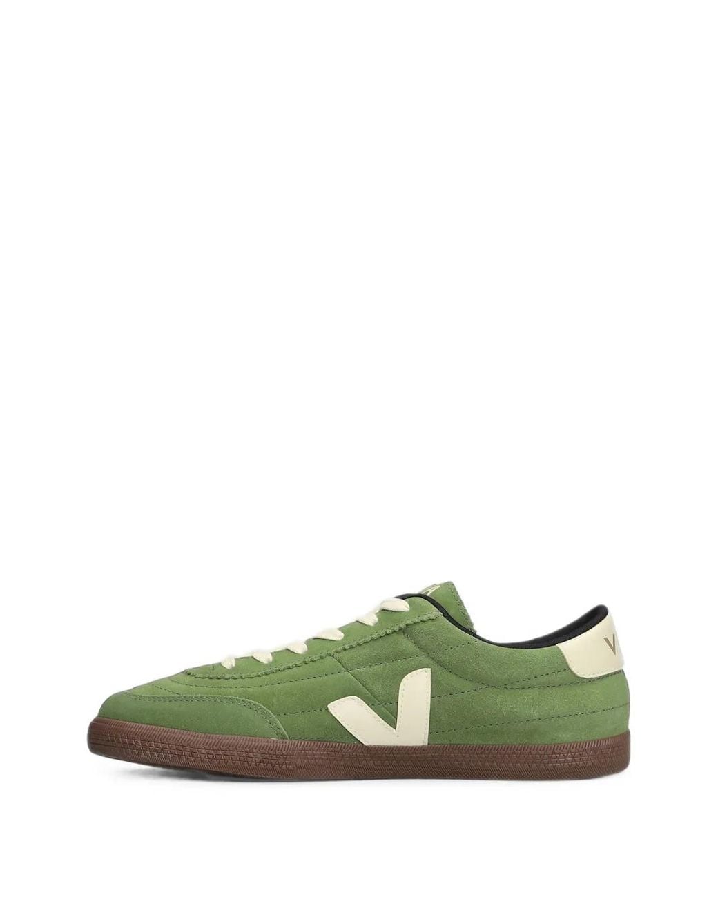 Veja Green Logo-Patch Sneakers for men