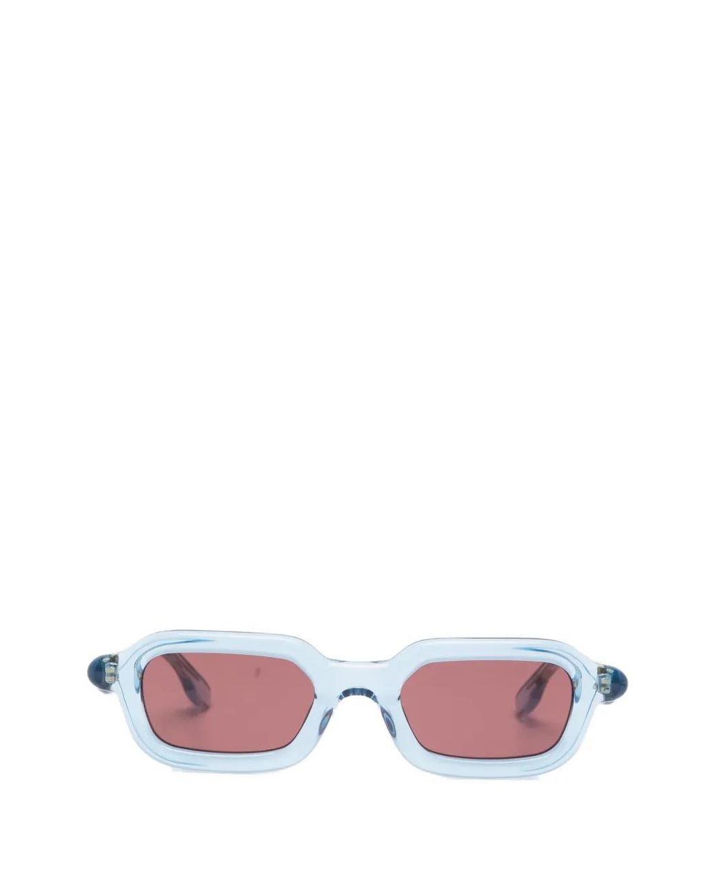 Paloceras Pink Rectangle-Frame Sunglasses