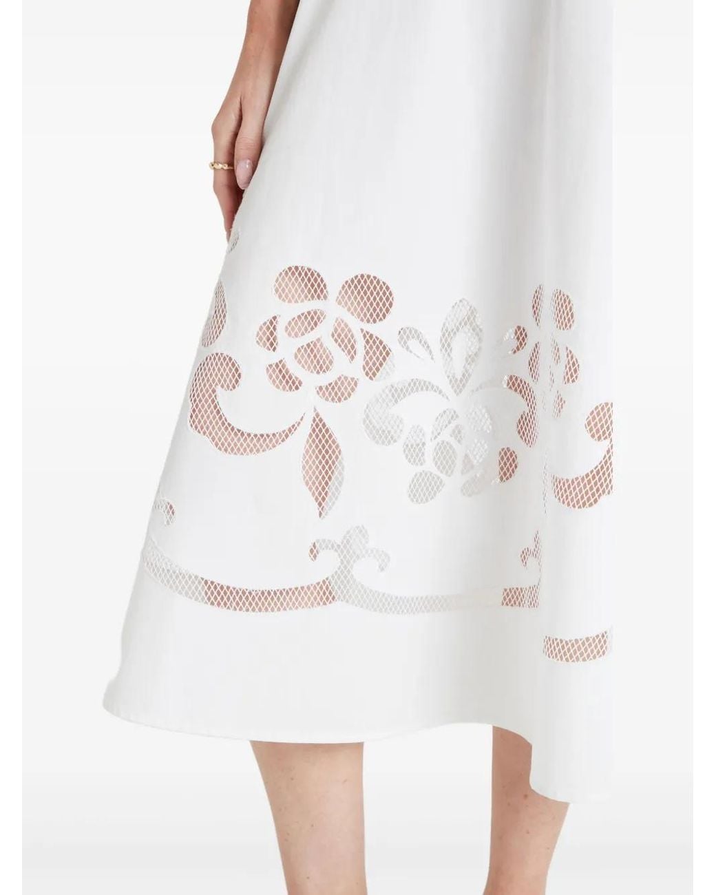 Temperley London White Nelle Skirt