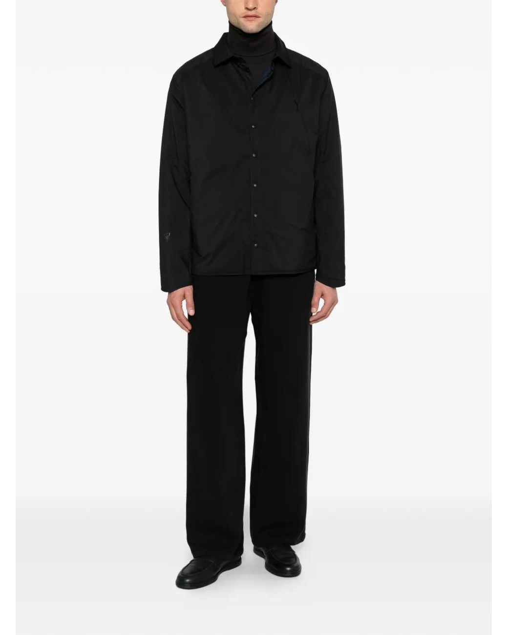 MACRON Black Logo-Patch Jacket for men