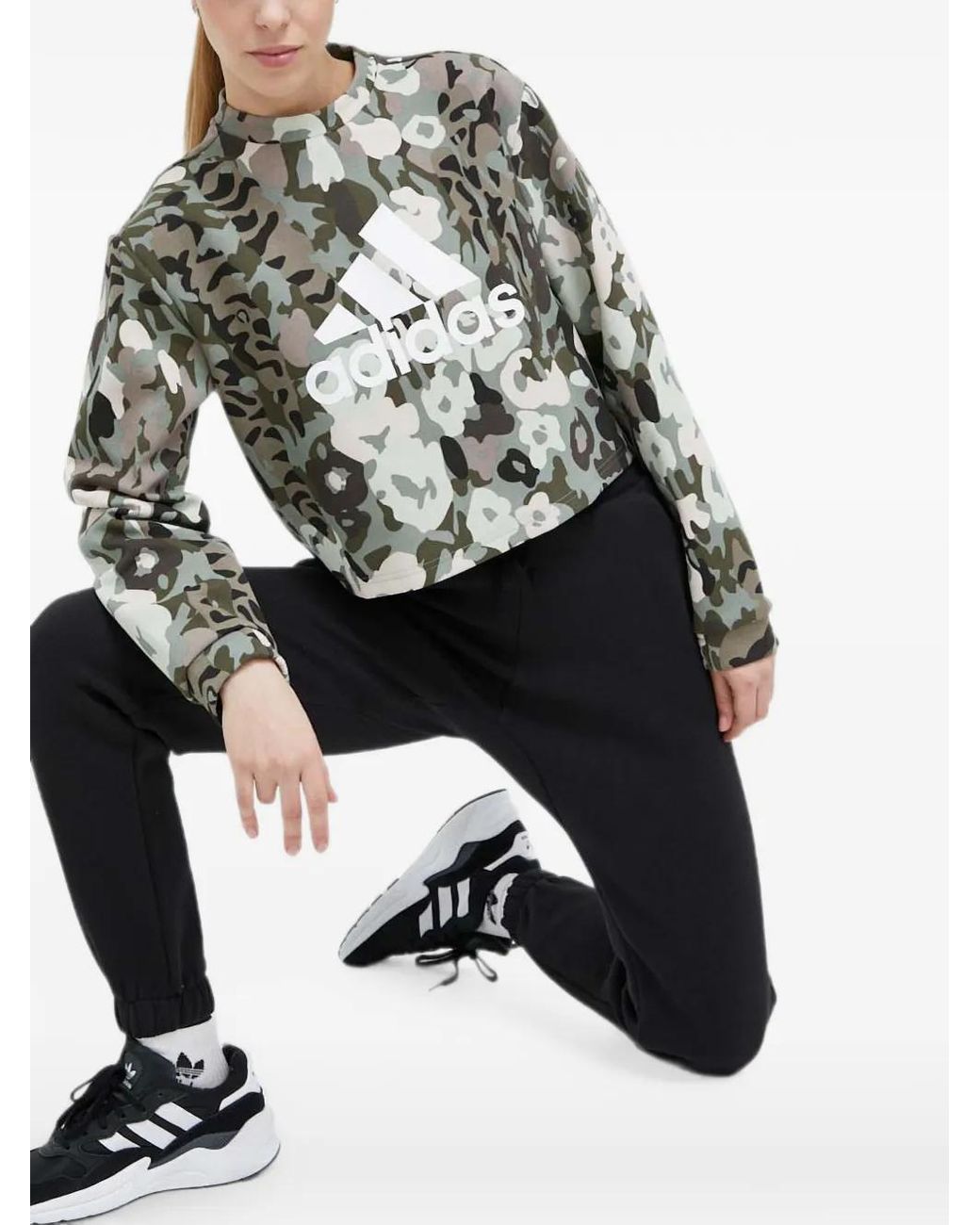 Adidas Black Logo-Detail Track Pants