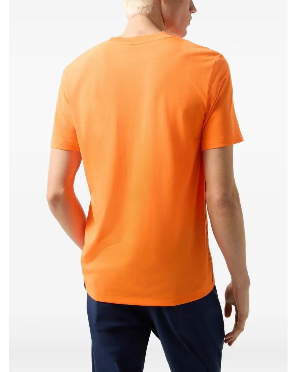 Bogner Orange Fire+Ice Paco Logo-Print T-Shirt for men
