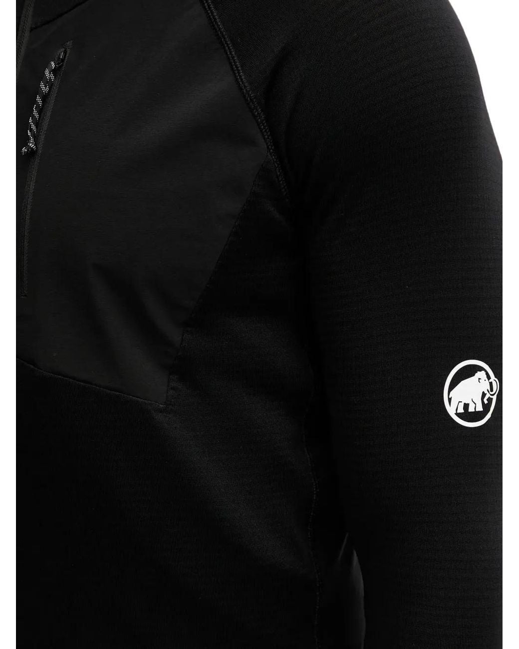 Mammut Black Aenergy Light Ml Zip-Up Hooded Jacket for men