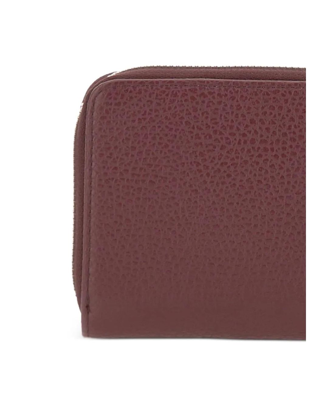Gianni Chiarini Purple Dollaro Hammered-Leather Wallet