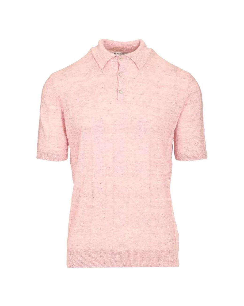 Al Duca D'aosta Pink Polo À Manches Courtes for men