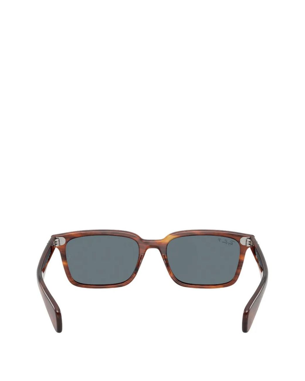 Ray-Ban Gray Brunel Rectangle-Frame Sunglasses