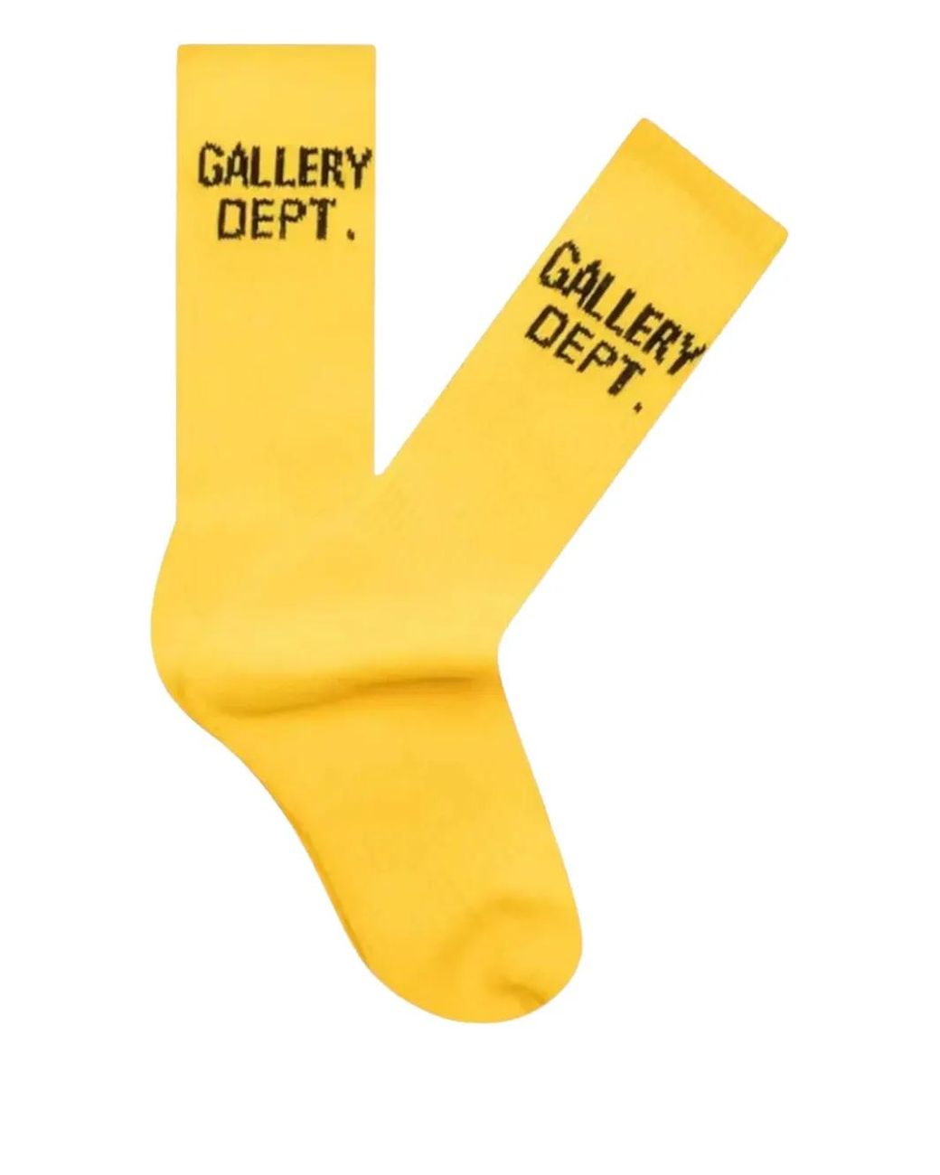GALLERY DEPT. Yellow Clean Socks