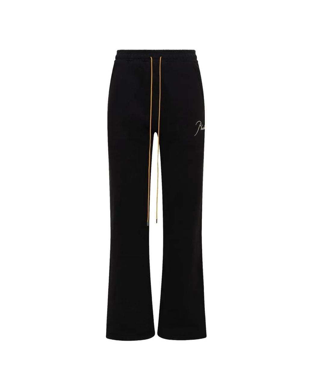 Rhude Black Classique Drawstring Track Pants for men