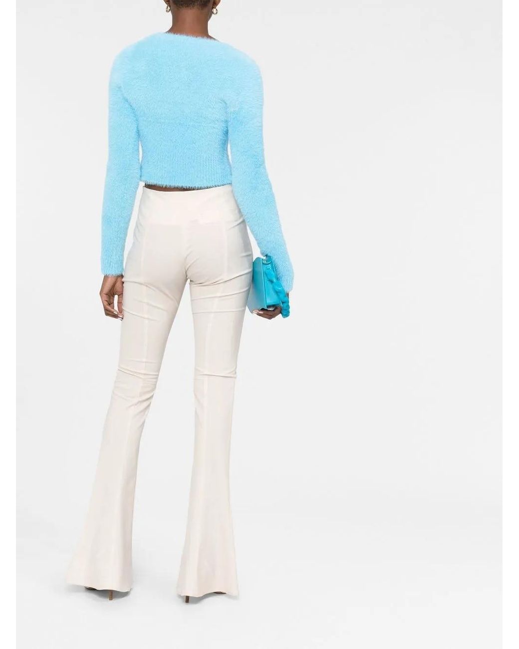 Jacquemus Blue Knit Cardigan