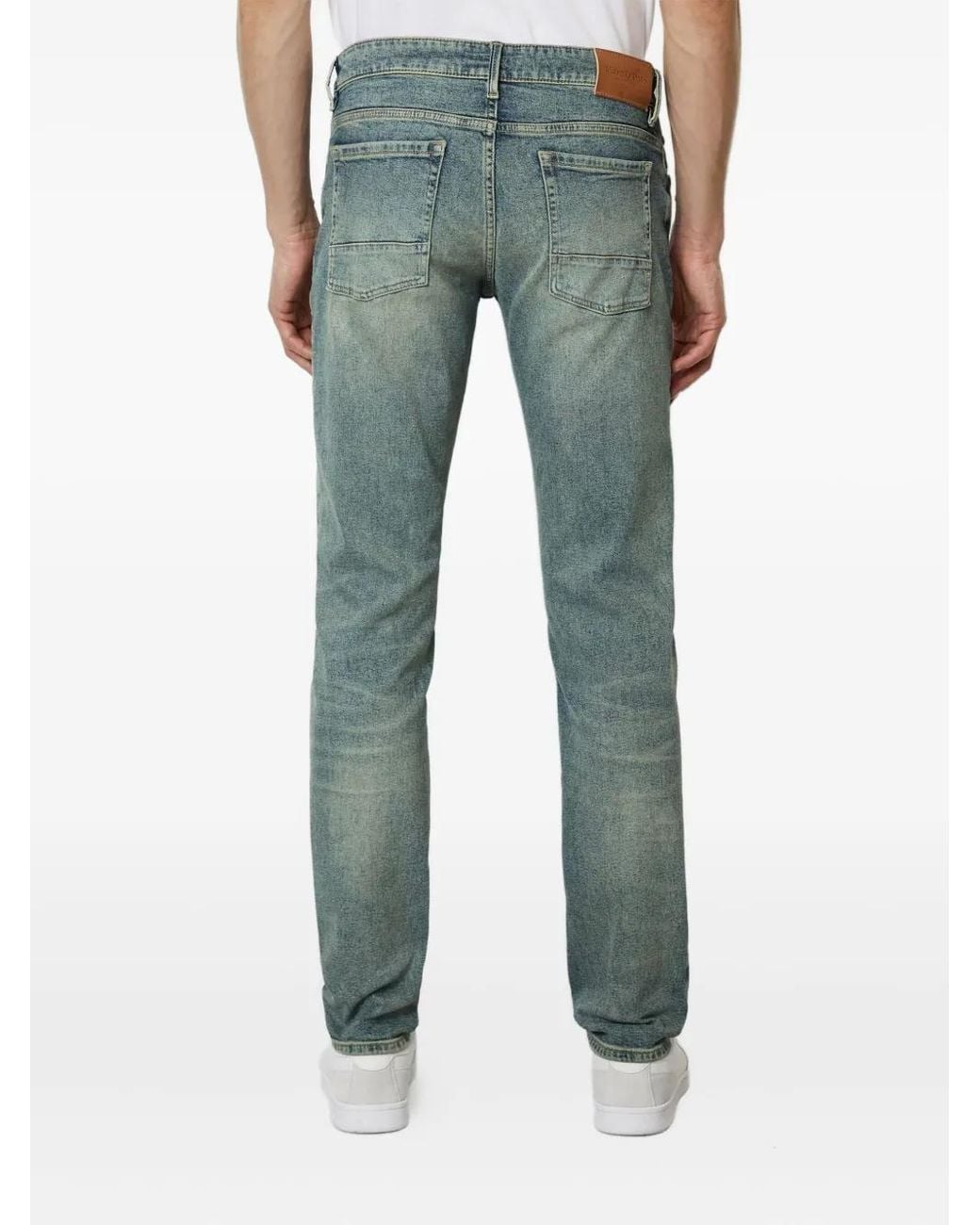 Marc O' Polo Blue Logo-Patch Jeans for men