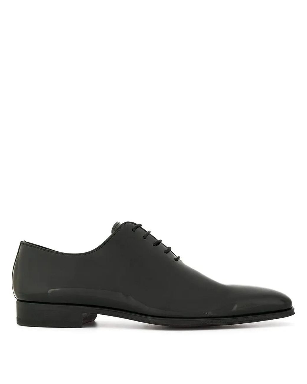 Magnanni Shoes Black Pointed Lace-Up Shoes for men