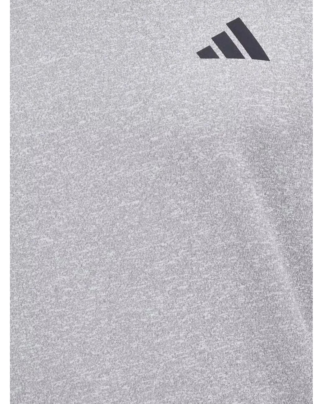 Adidas Gray Logo-Print Hoodie for men