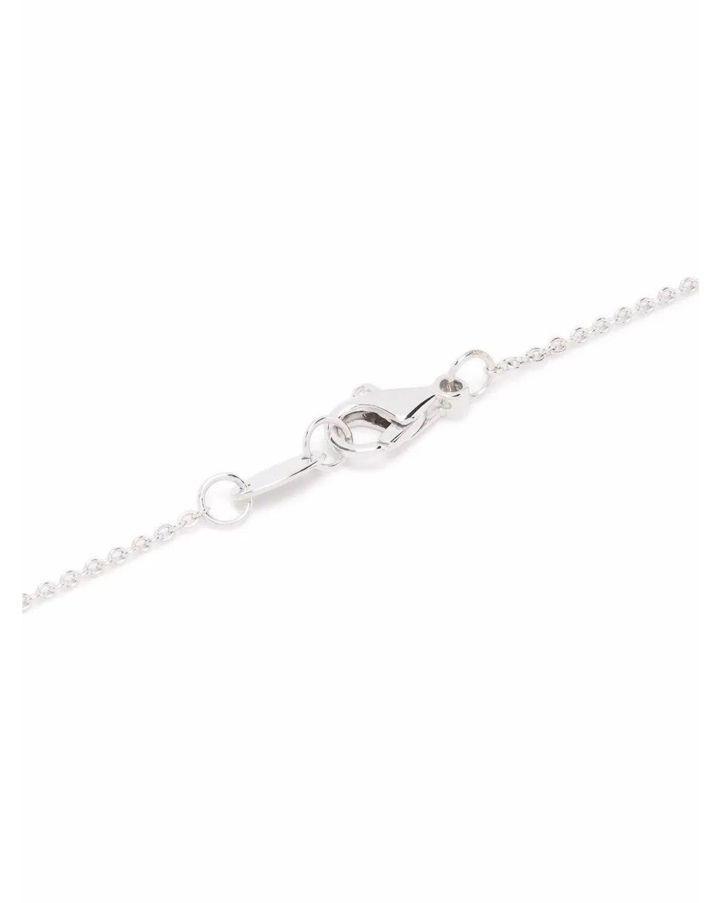 Leo Pizzo Blue 18Kt Flora Diamond And Sapphire Necklace