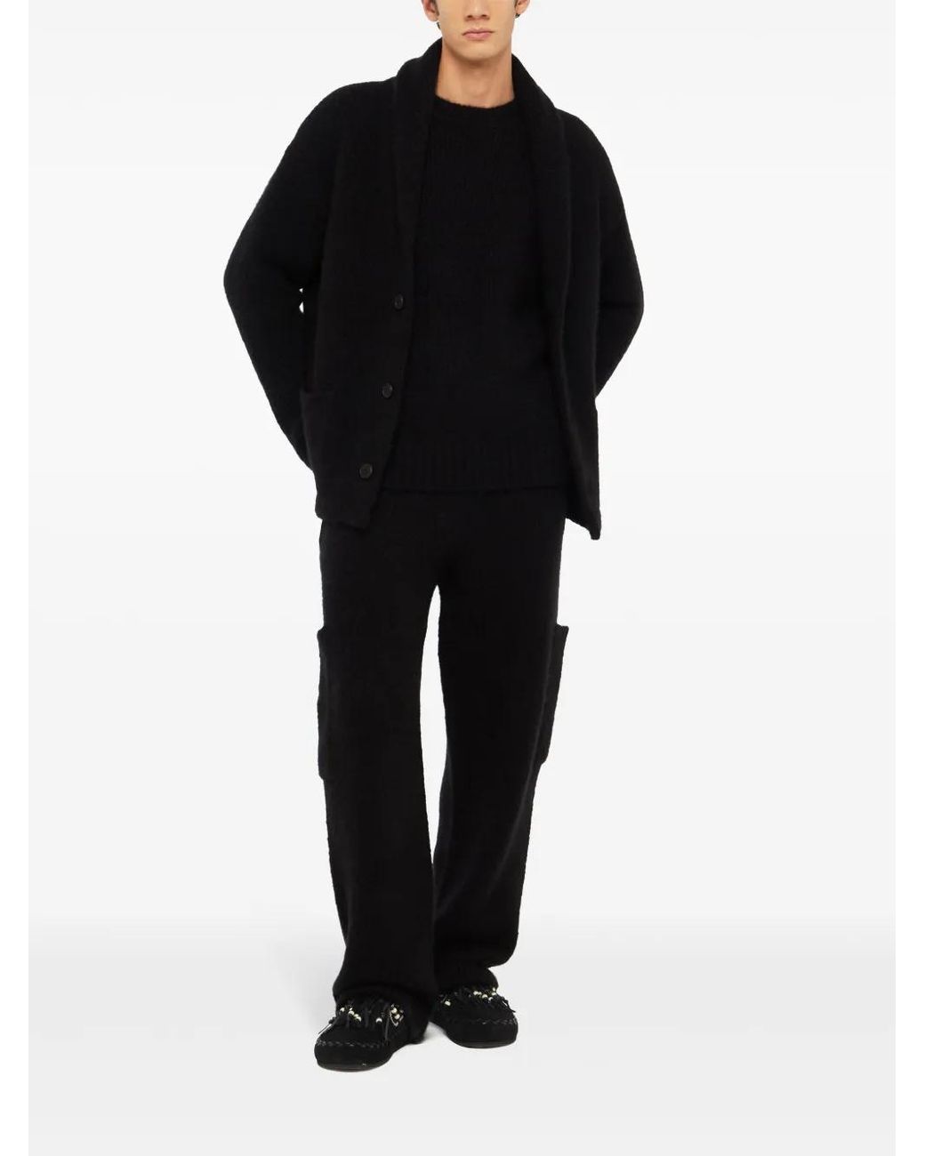 Alanui Black Finest Jumper for men