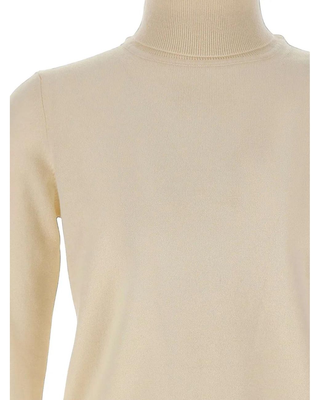 Kangra White Turtleneck Knit for men