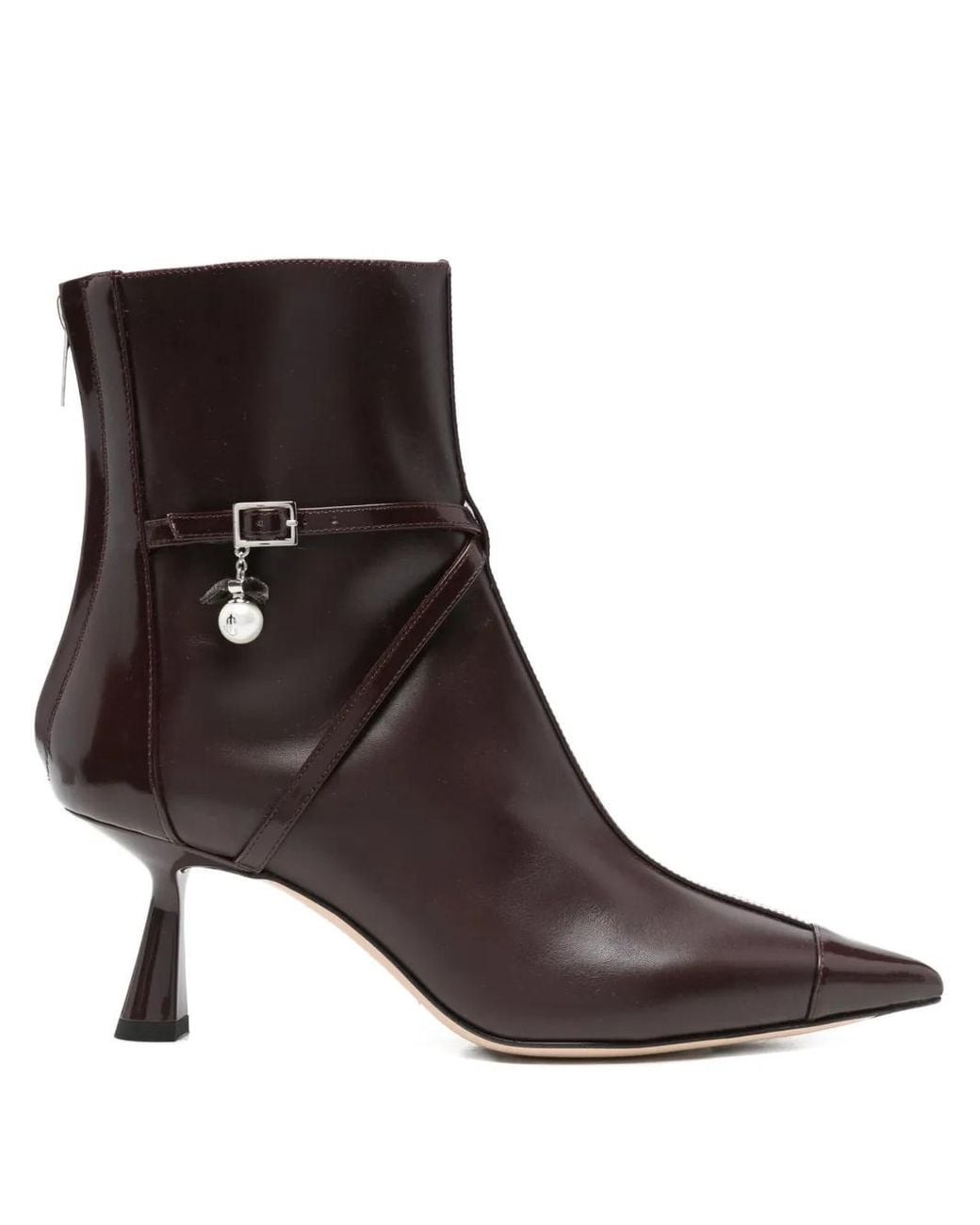 Jimmy Choo Brown 65Mm Aren Ankle Boots