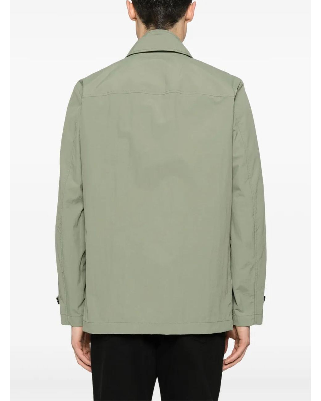 Fay Jacke Im Layering-Look in Green für Herren