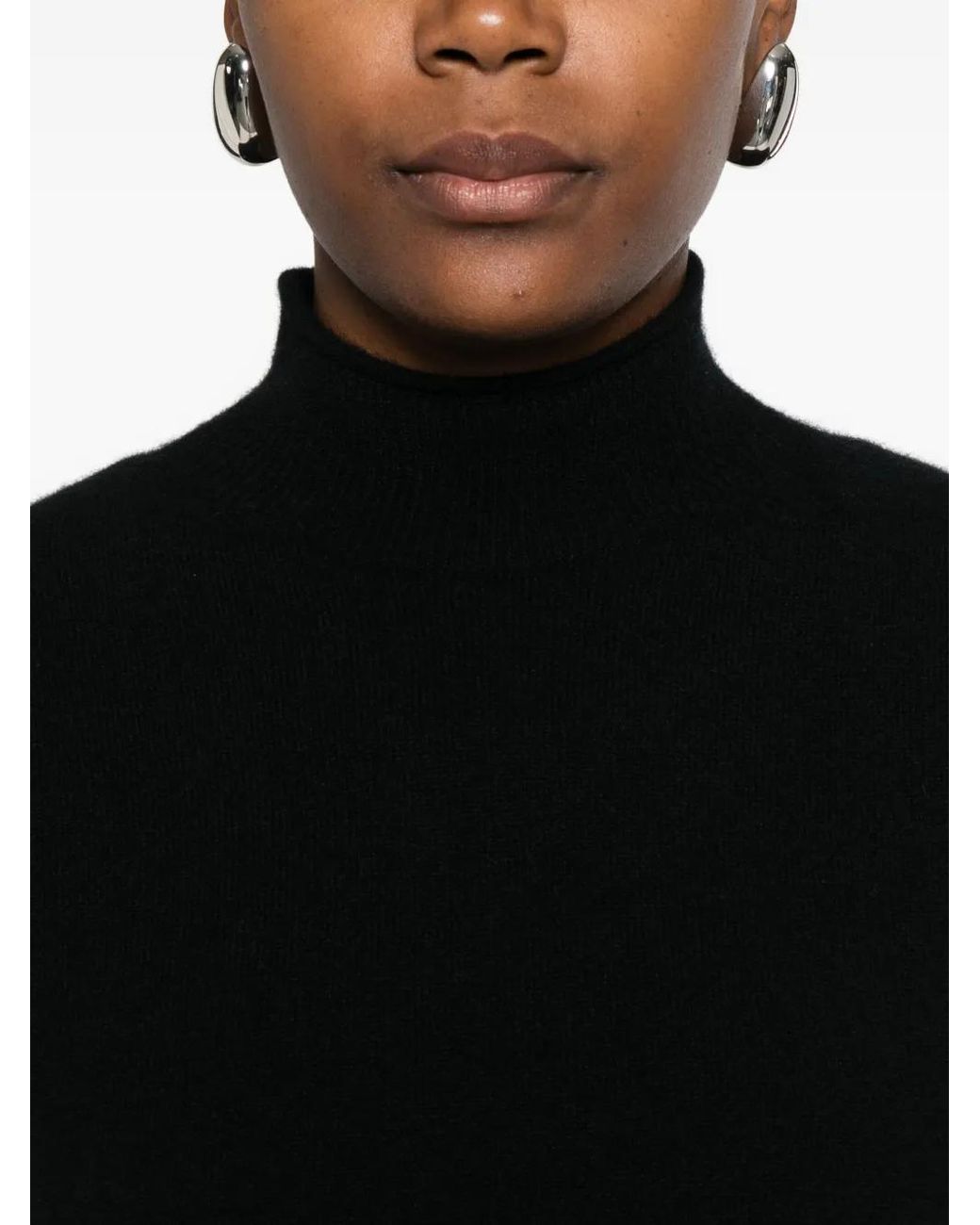 Drykorn Black Finia_2 High-Neck Short-Sleeves Sweater