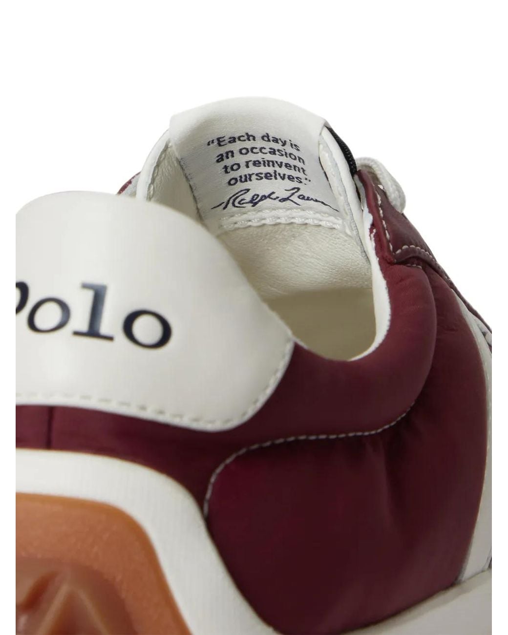 Polo Ralph Lauren Purple Panelled Sneakers