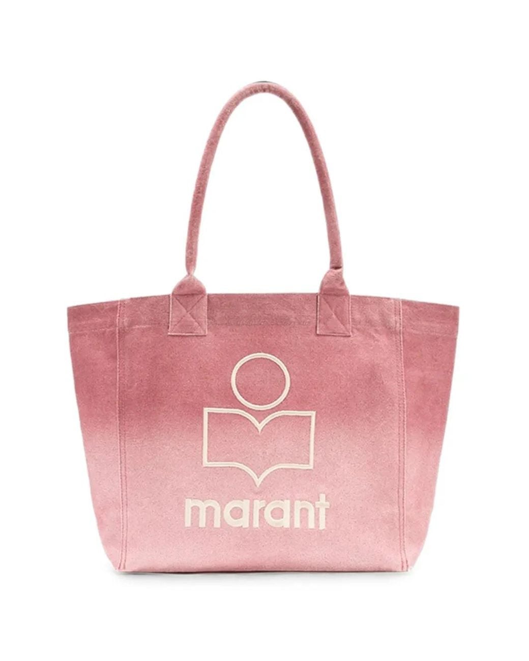 Isabel Marant Pink Petit Sac Cabas Yenky À Logo Brodé