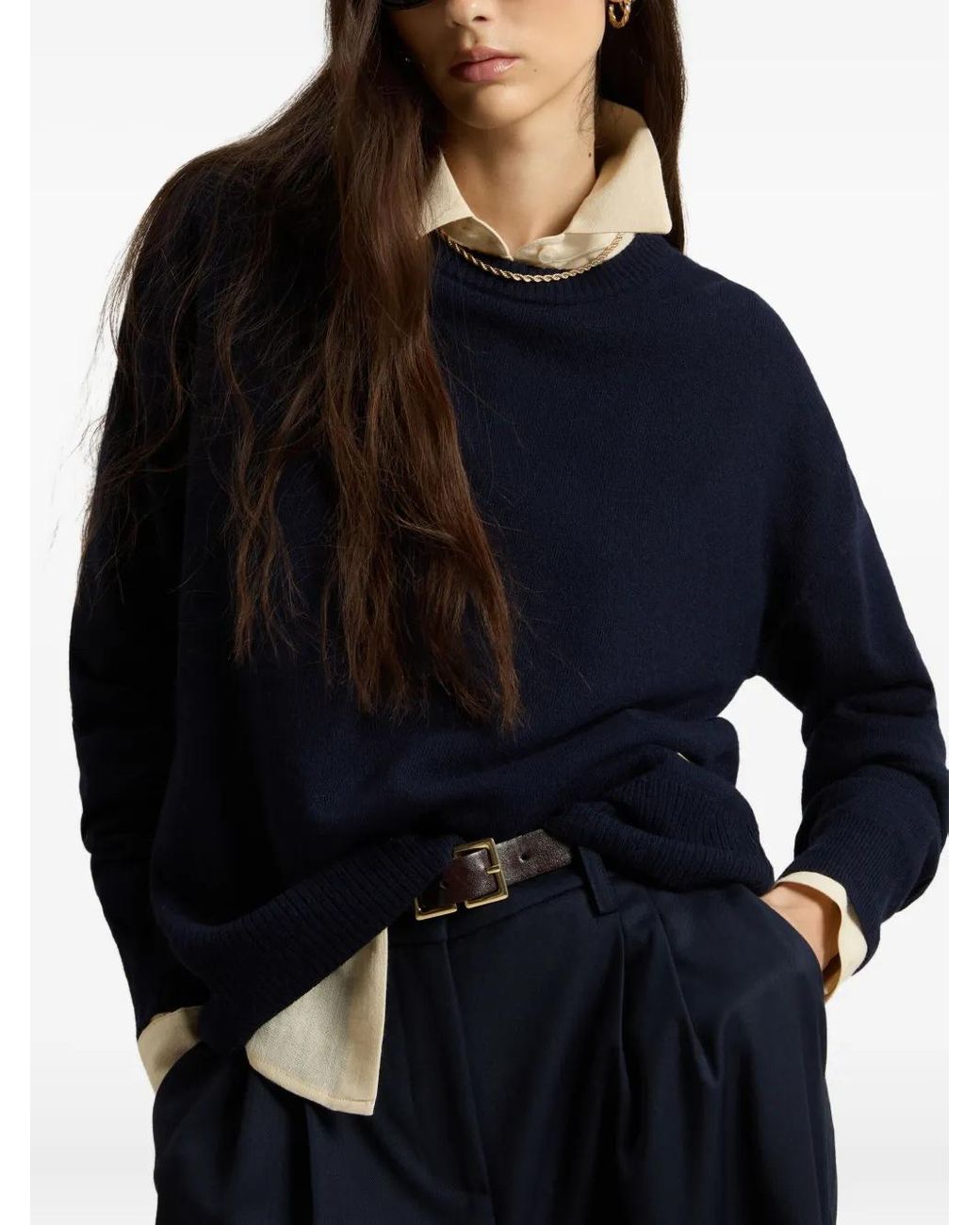 Pull À Col Rond Woolrich en coloris Blue