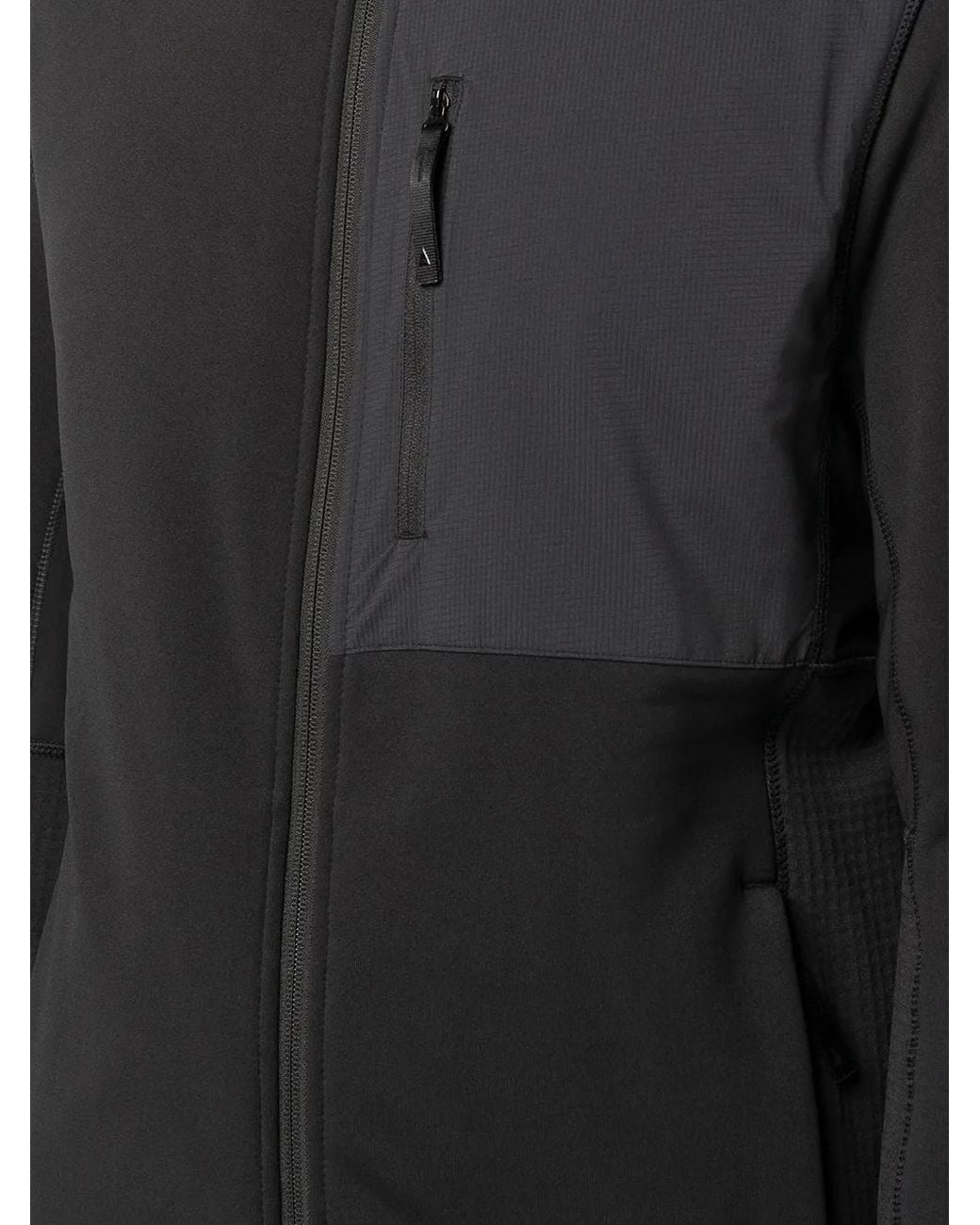 Aztech Mountain Black Panelled Fleece Jacket for men