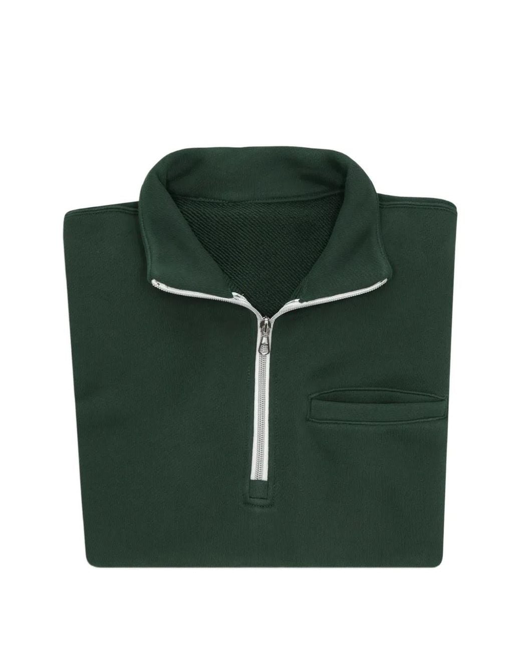 Fortela Green Princeton Zip-Fastening Sweater for men