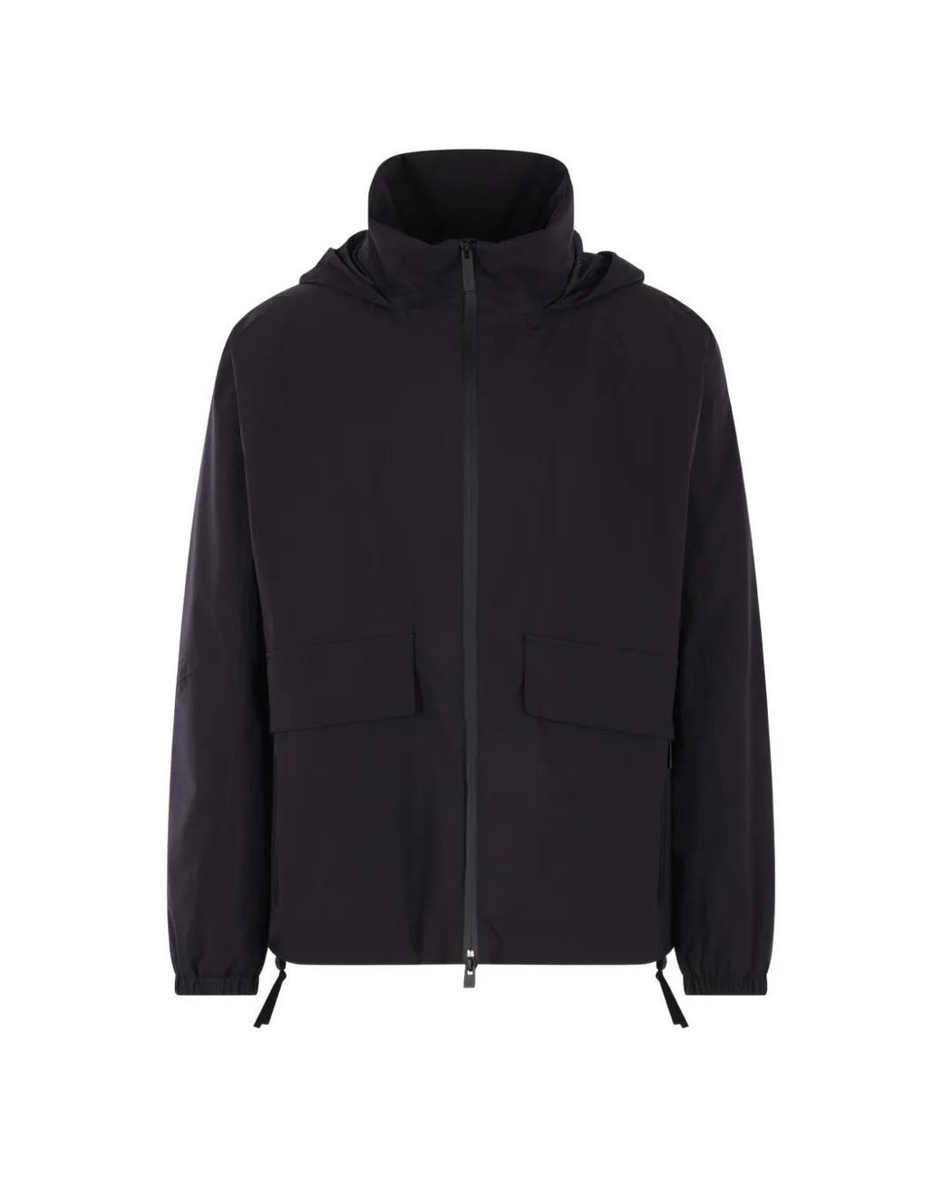 Laminar Blue Hooded Front-Pocket Jacket for men