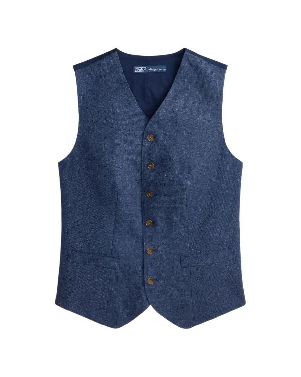 Chaleco Con Botones Polo Ralph Lauren de color Blue