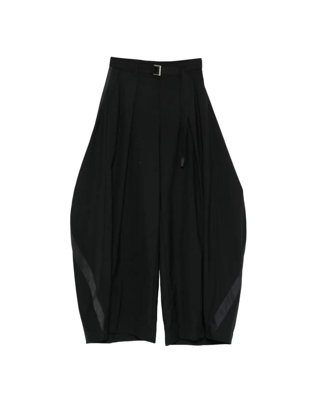 Sacai Black Belted Trousers