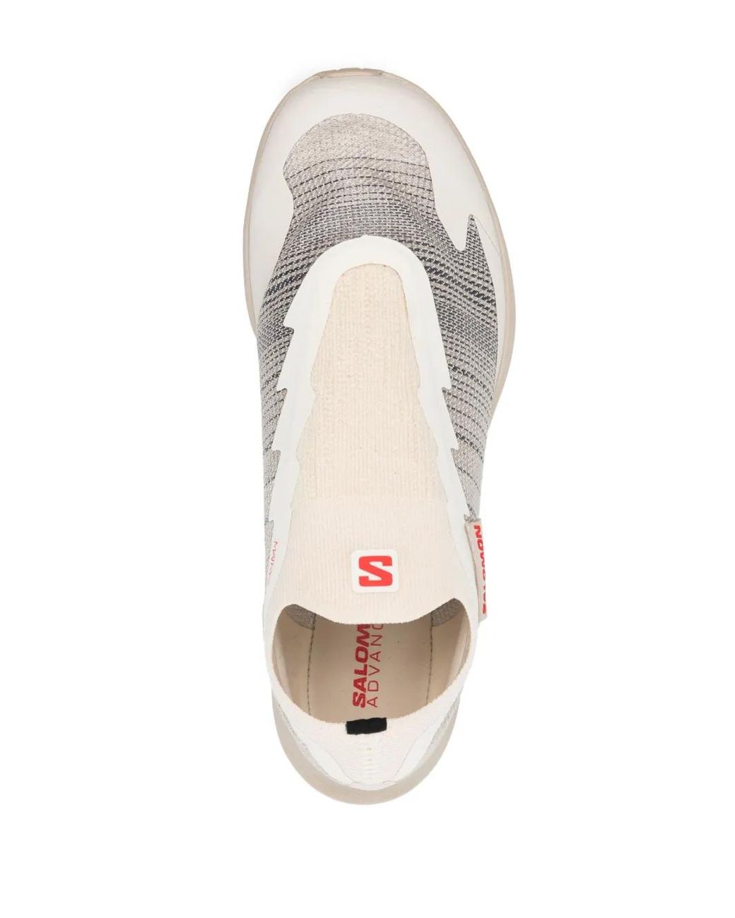 Salomon White Pulsar Advancer Low-Top Sneakers