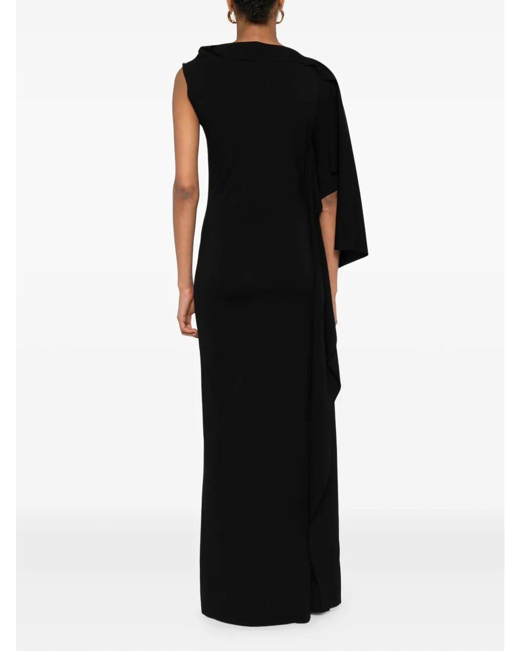 Sportmax Black Nicchia Maxi Dress