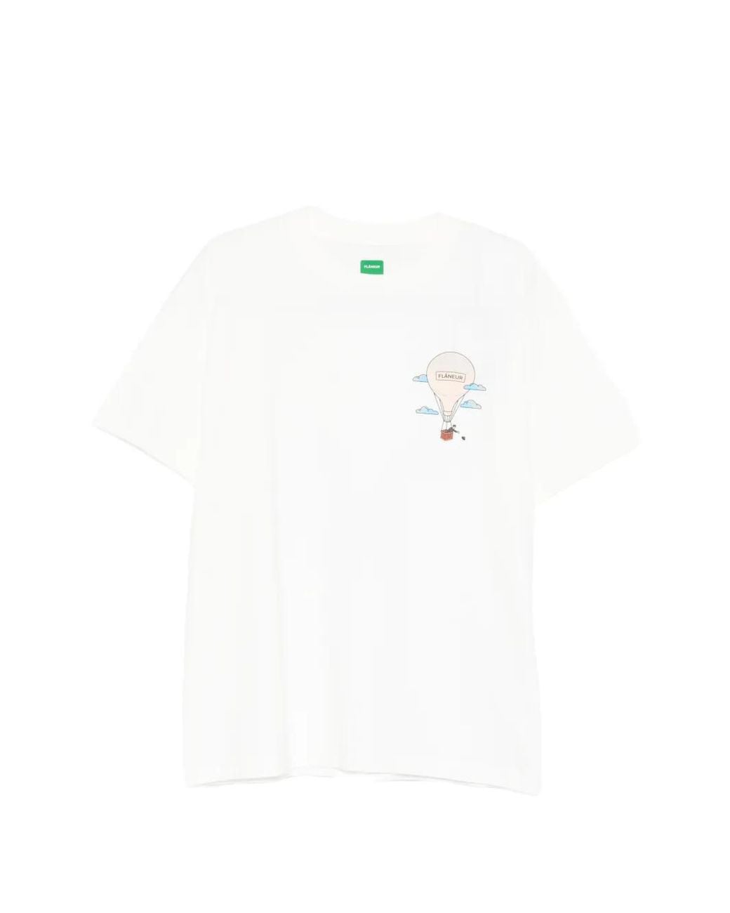 flâneur White Aéronautique Graphic-Print T-Shirt for men