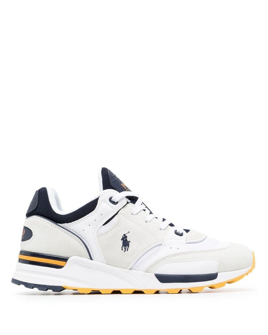 Polo Ralph Lauren Trackstar 200 Sneakers in White for Men | Lyst