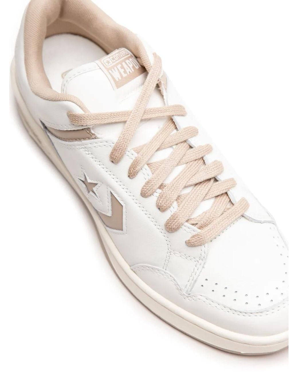 Converse White Weapon Leather Sneakers for men