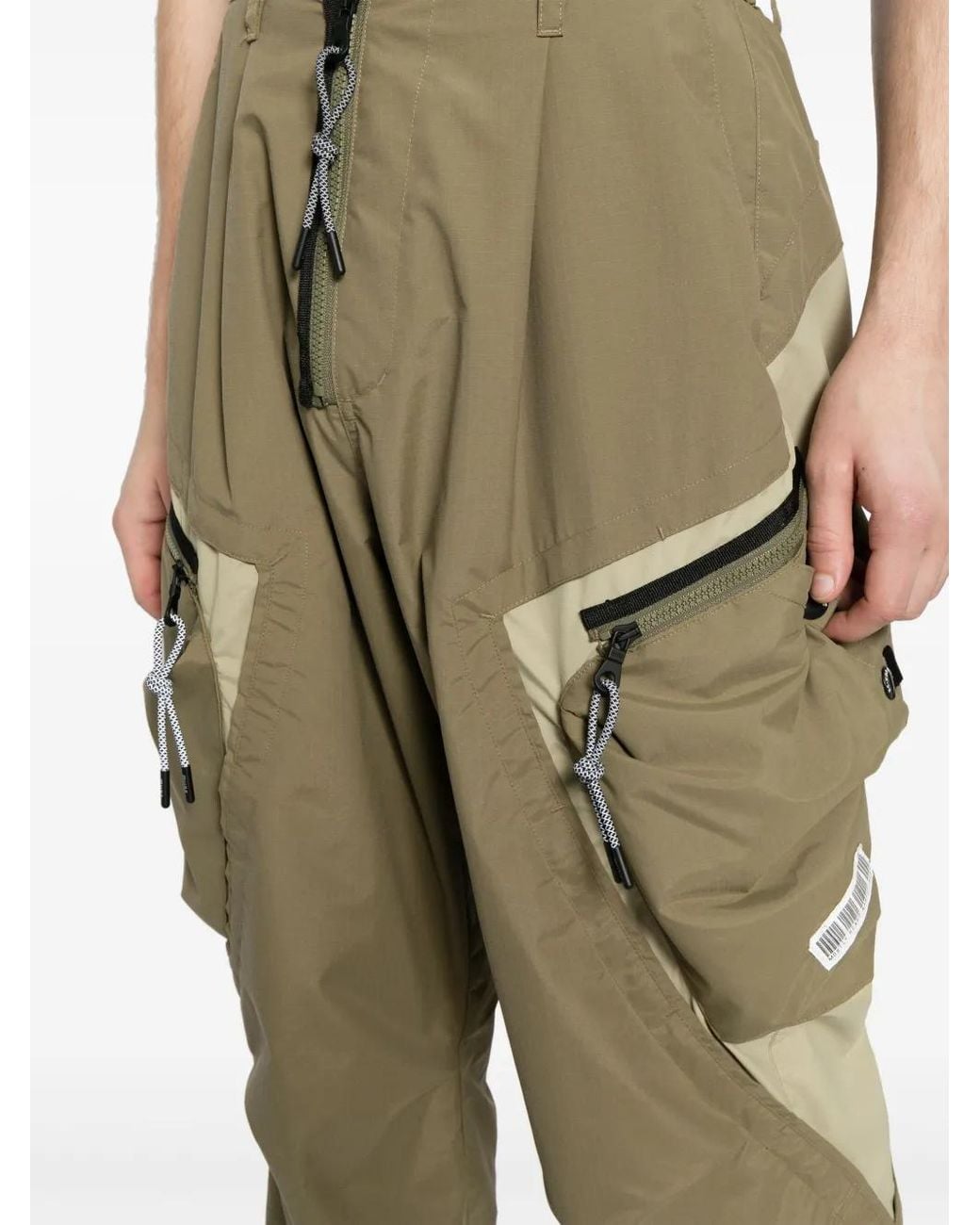 Mostly Heard Rarely Seen Natural 3D Inset Pocket Trousers for men