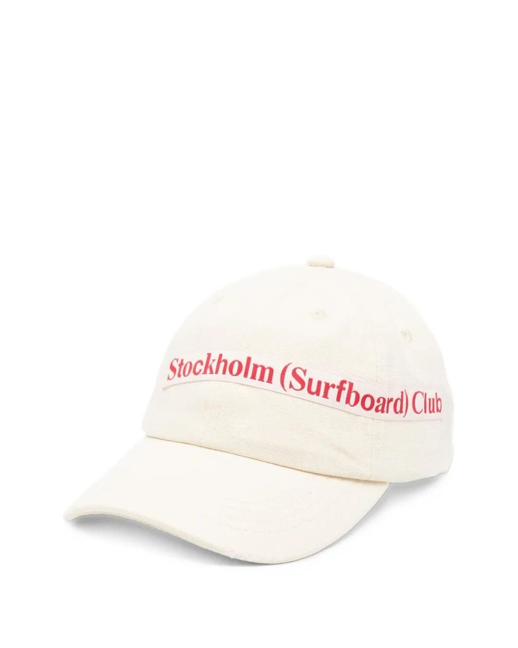 Stockholm Surfboard Club Pink Logo-Patch Baseball Cap for men