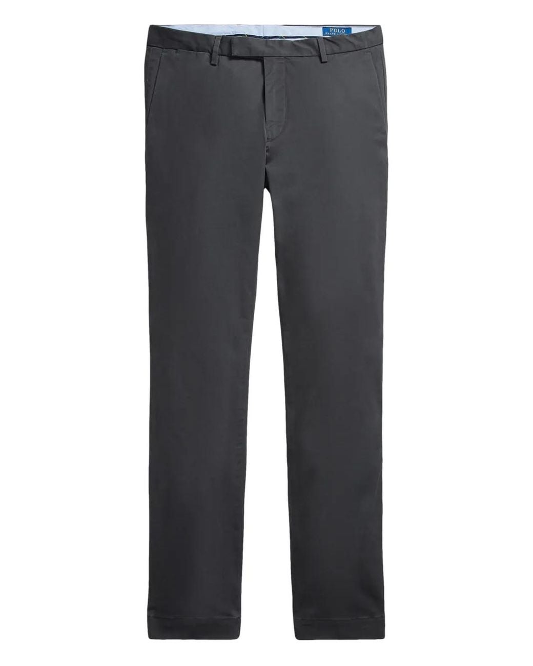 Polo Ralph Lauren Gray Flat-Front Straight-Leg Trousers for men
