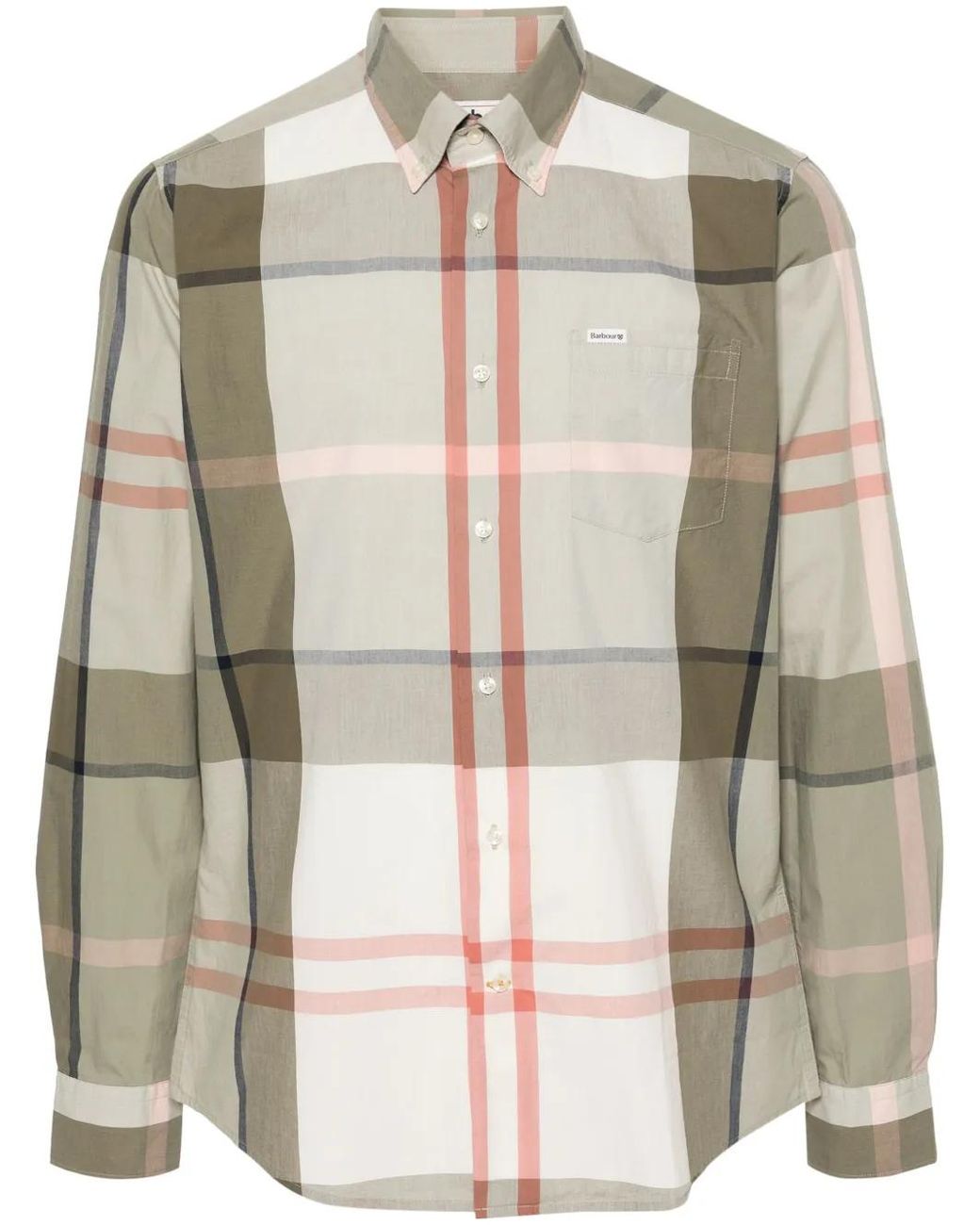 Barbour Green Harris Tartan-Checked Shirt for men